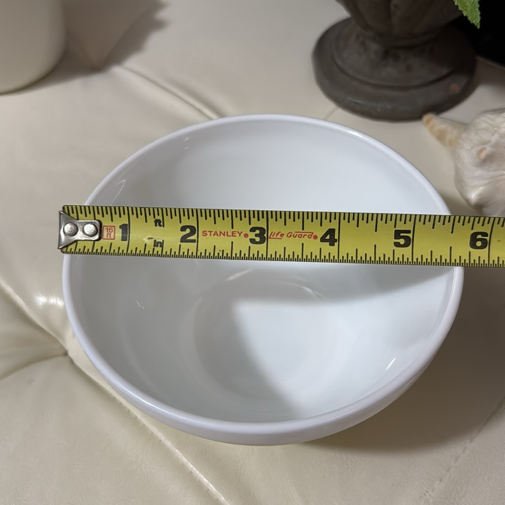 “Vintage Charm” inspired by Pyrex-3C/7L-White with Avocado Striped Matte Finish - Picture 10 of 11